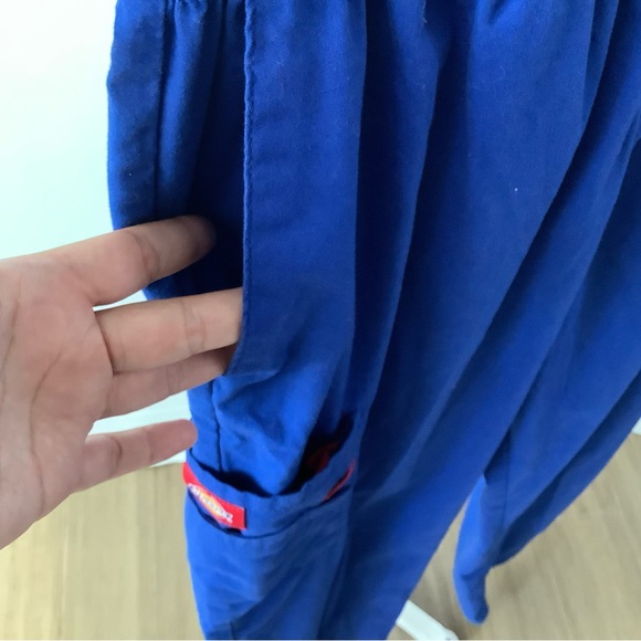 Dickies elastic waist scrubs pants color blue sz M - Picture 9 of 9